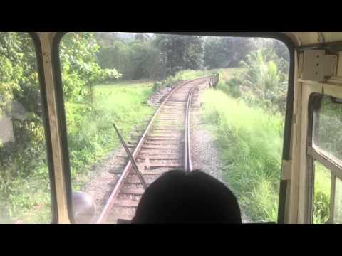 Cab view from the Railbus service on the KV line