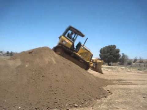 Topping a hill with a D5 dozer by Josh Puch