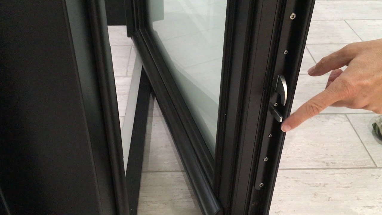 Fonctionnement d'une porte d'entrée - serrure à relevage