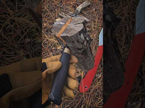 Finnish Knife - Batoning - Bushcraft - Marttiini Lynx Black Edition