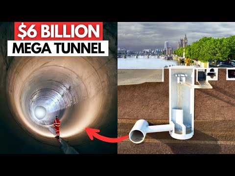 Inside London’s $6 BILLION New Mega Tunnel Beneath River Thames