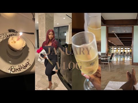 January Vlog| Birthday + Spa Day + Coffee Runs
