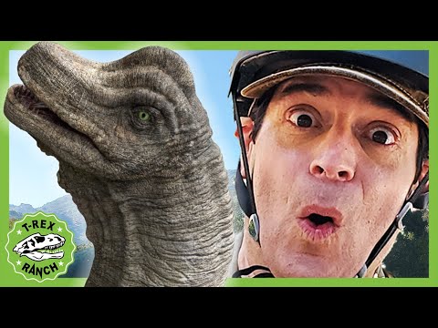 The Super Speed Dino Bike - Escape from the Raptors | T-Rex Ranch Dinosaur Videos