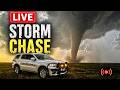 ️SEVERE THUNDERSTORMS Live Storm Chaser