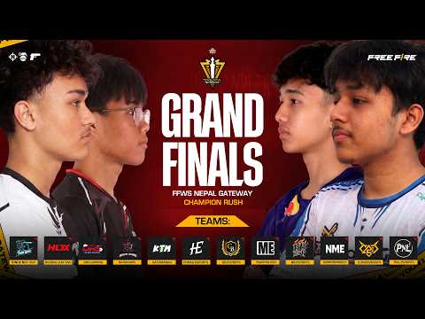 [🛑LIVE]GRAND FINALS DAY 2 : CHAMPION RUSH || HR FFFWS NP GATEWAY  || FT. DRS,HORAA,ME,TGR,DG,KTM,BB