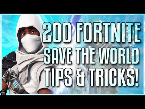 200 TIPS FOR FORTNITE SAVE THE WORLD! LOTS OF BEGINNER TIPS,THINGS YOU SHOULD KNOW AND MORE!