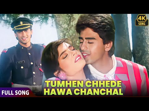 Tumhe Chhede Hawa Chanchal 💘💞 | Salaami | Alka Yagnik, Kumar Sanu | Hindi 4k Song | 90's Superhit