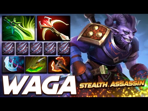 Waga Riki Stealth Assassin - Dota 2 Pro Gameplay [Watch & Learn]