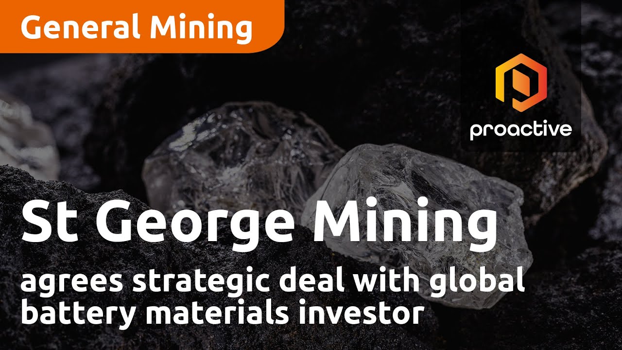 St George Mining agrees strategic deal with global battery materials investor
