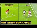 Amad Diallo shown CRAZY DRIBBLING SKILLS vs Fulham| Manchester United News