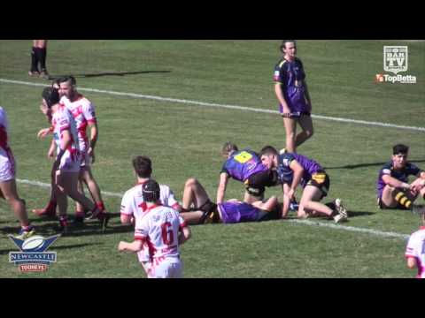 2016 Newcastle RL Round 14 Under 19s Highlights - Cessnock Goannas v South Newcastle Lions