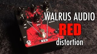 Video thumbnail for Walrus Audio RED High Gain Distortion Pedal Review & Demo (Stompbox Saturday Ep.82) by Sean Pierce Johnson