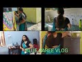 BLUE SAREE VLOG SAREE LOVER HANKY TUCK INDIAN HOUSEWIFE