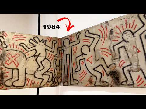 I found a Keith Haring painting and Hidden Graffiti