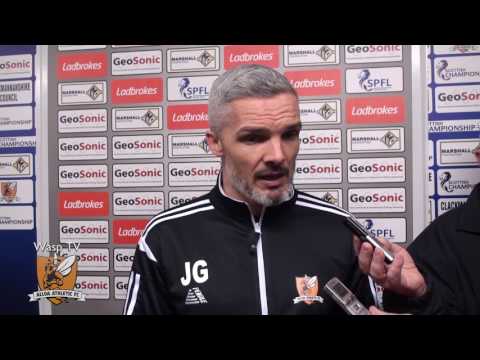 Jim Goodwin Post-Match Peterhead