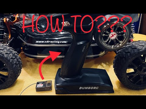How to bind new receiver with a transmitter #rc #rchobby #hobao #dumborc