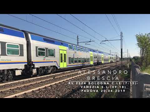 TRENITALIA RV 2224 BOLOGNA C.LE 07:15-PADOVA 08:45-VENEZIA S.L. 09:18  - 20.04.2019