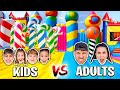 HIDE & SEEK at World's Largest Bounce Park! (Kids vs Adults)