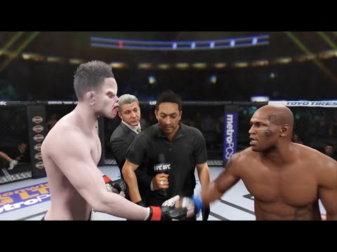 White Shark vs. Mike Tyson (EA Sports UFC 2) - CPU vs. CPU 🥊