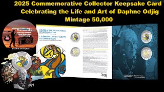 2025 Commemorative Collector Keepsake Card Celebrating the Life and Art of Daphne Odjig