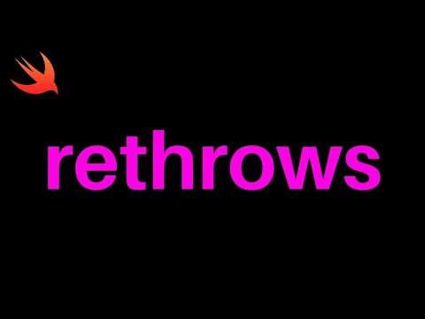 Swift: Rethrowing Errors (2022)