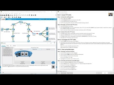 7.1.2.7 Packet Tracer - Logging Network Activity