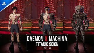 Daemon x Machina: Titanic Scion Fusion System Gameplay Trailer
