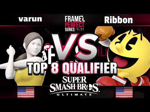 FPS3 Online Top 8 Qualifier - DLX | varun (Wii Fit Trainer) vs. Clarity | Ribbon (Pac-Man) - Smash U