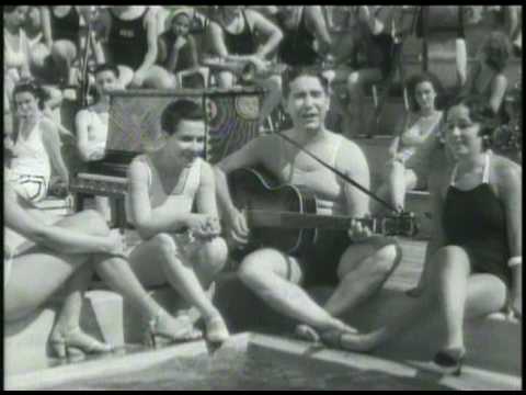 Johnny Marvin (1897-1945) in a bathing suit