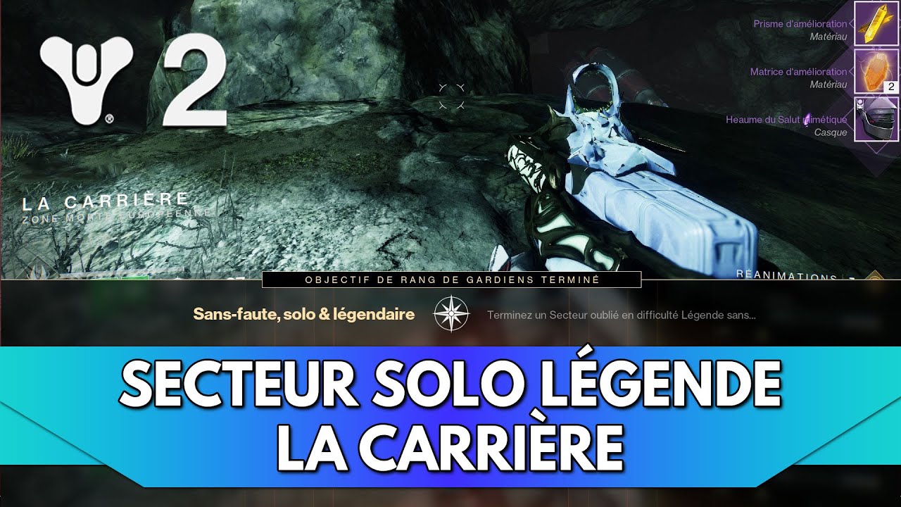 Destiny 2 FR : un Secteur Oublié idéal pour farm le Solo Légende ! - Titan Filobscur
