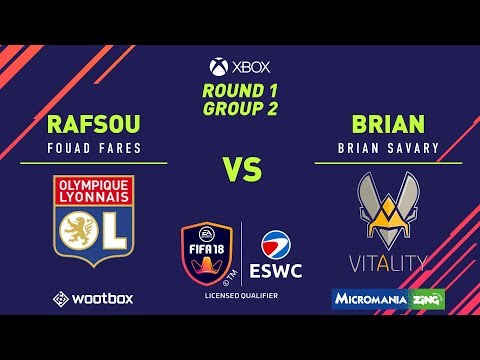 ESWC Fifa18 Paris Global Series Qualifier - Xbox - Rafsou vs Brian - Round 1 - Group 2