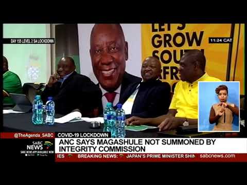 COVID-19 Lockdown | ANC says Magashule not summoned by integrity commission