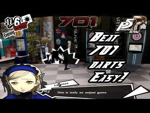 Persona 5 Royal: How to beat 701 darts! (Spoiler warning)
