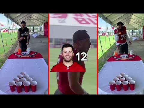 Epic Ball-Putting Challenge:🔥Baker Mayfield vs. Mike Evans!🤣Watch Top Reactions🤣