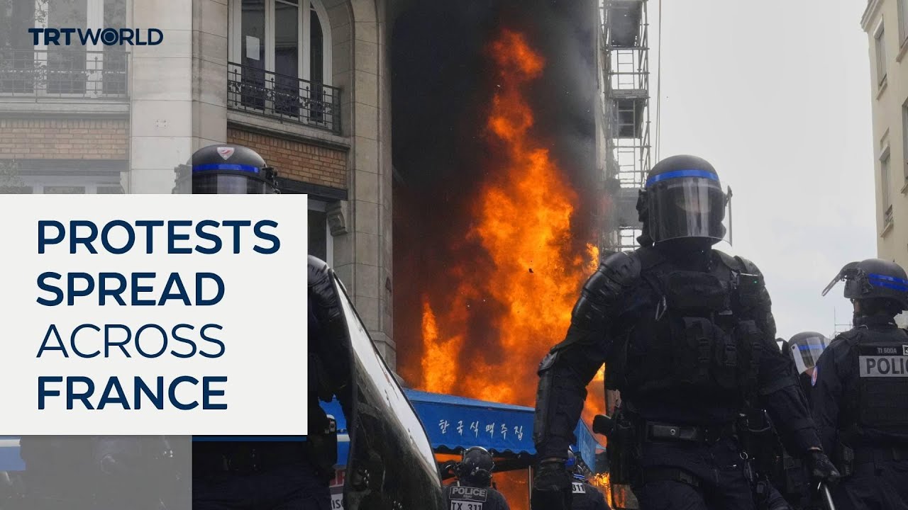 France anti-government protests spread amid political turmoil