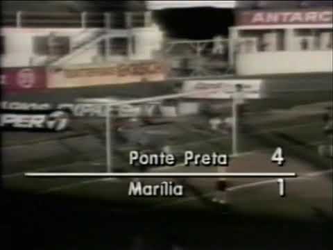 Ponte Preta 4x1 Marília (16/10/1983) - Paulistão 1983