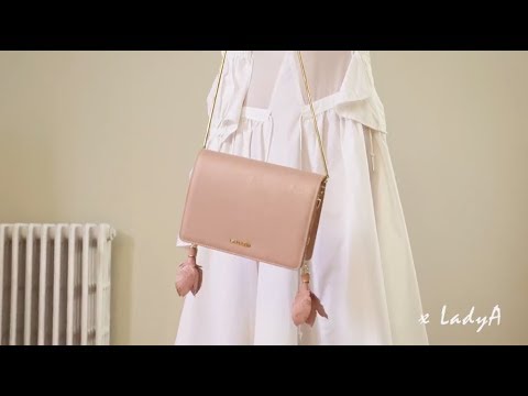 【法國Lafestin - 2018春夏新款】小香奈兒桃葉方包 (LadyA正品獨家代理)