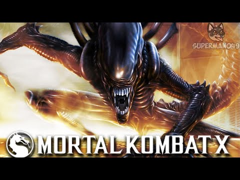 I Get On The Mic To Talk To My Opponent! - Mortal Kombat X: "Alien" Gameplay