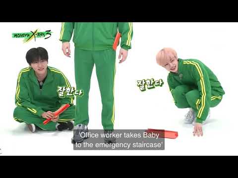 kihyun and wonho acting as two lovers having a conflict