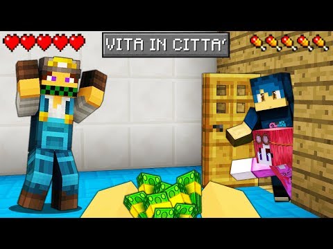 COSTRUISCO UNA CASA SBAGLIATA!! - VITA IN CITTA - Minecraft ITA