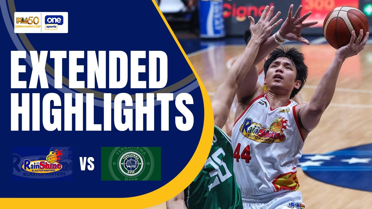 TERRAFIRMA vs RAIN OR SHINE | EXTENDED HIGHLIGHTS | PBA SEASON 50 COMMISSIONER’S CUP