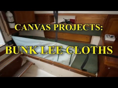 Contessa 26 Refit Ep.52 - Bunk Lee Cloths