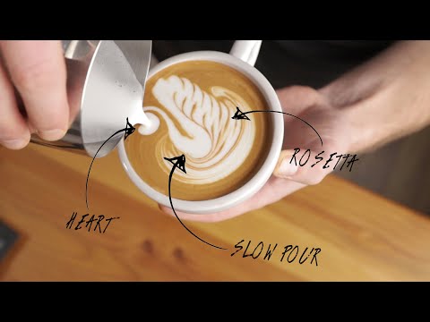 Latte Art Tutorial - Swan