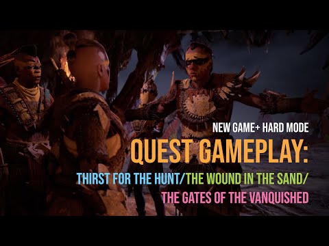 [HARD MODE] Horizon Forbidden West Quest Gameplay: Desert Clan Quests