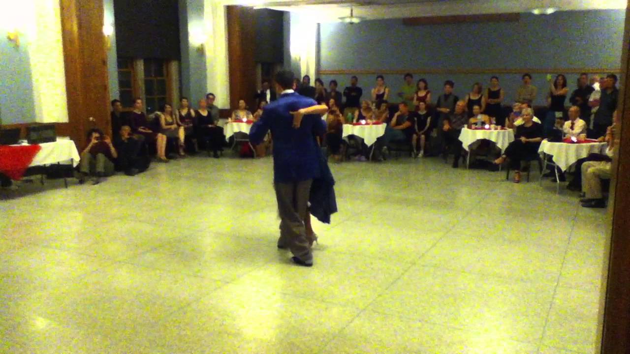 Jonny Lambert & Virginia Vasconi in Ann Arbor, Michigan Tango Performance 1 on 7/19/14