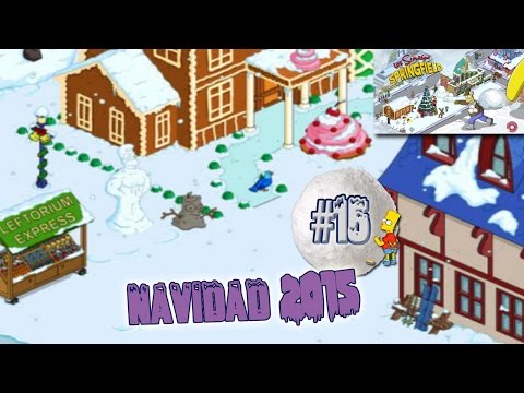 Los Simpson Springfield "Navidad'15: Cap. 15 - El muñeco de nieve de Bart y 20 rosquillas" por Tony