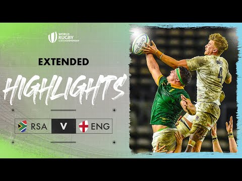 A CLOSE showdown | South Africa v England | World Rugby U20 Championship 2024 Extended Highlights