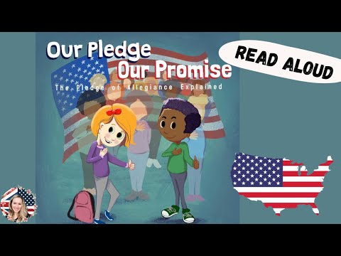 🇺🇸Kids Books Read Aloud :Our pledge our promise, The pledge of allegiance explained, By Sheri Wall