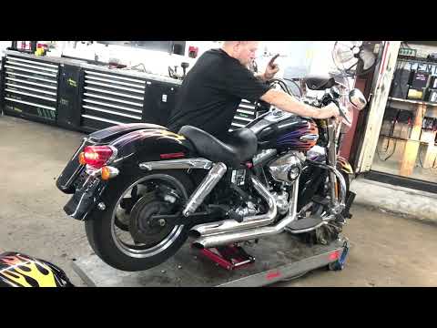 2013 Harley Dyna Switchback Front Driver Foot Board + Pad Set