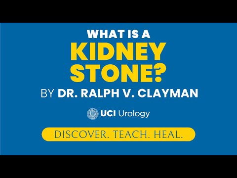 What is a Kidney Stone? by Dr. Ralph V. Clayman - UC Irvine Department of Urology